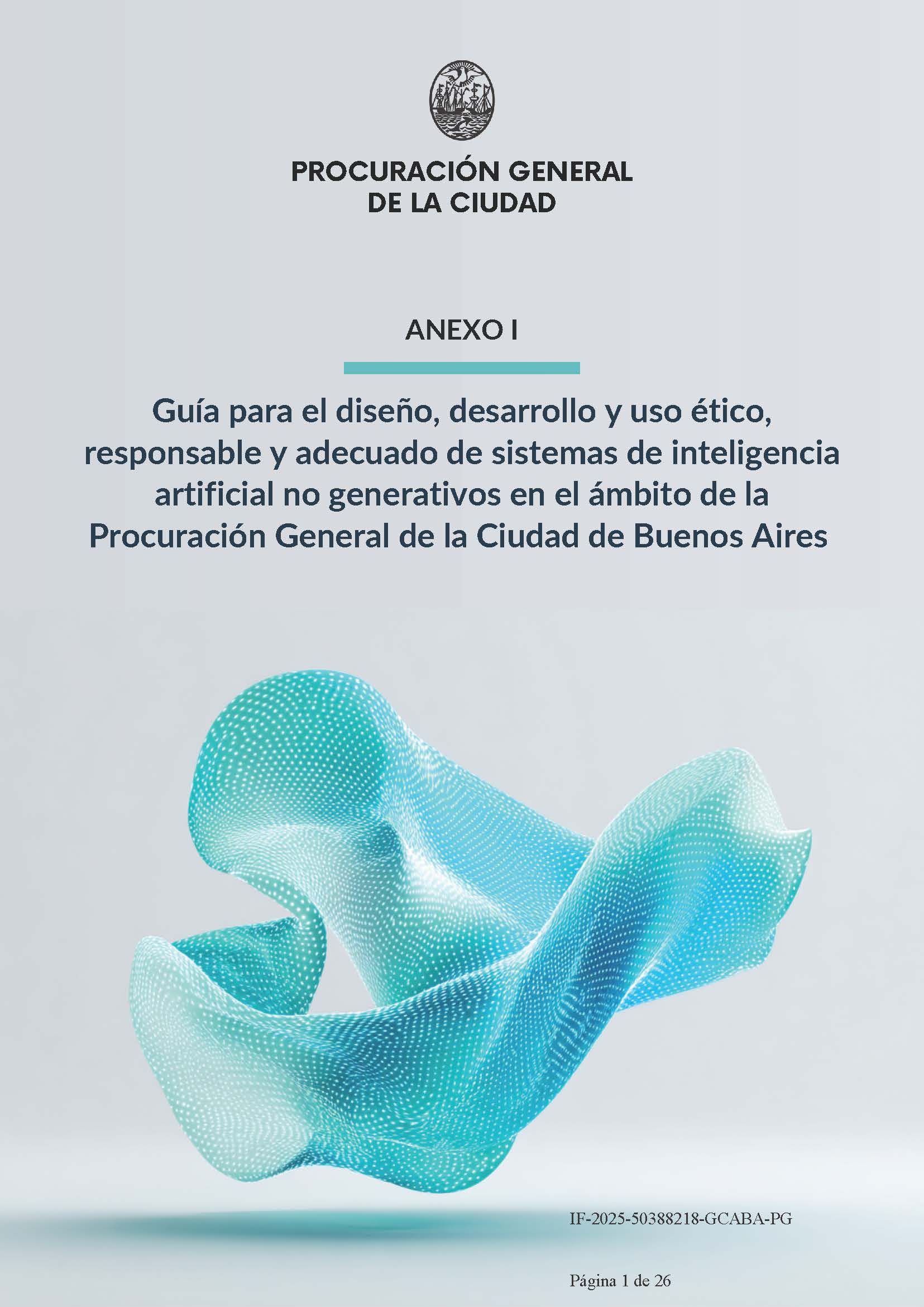 Guía para el diseño, desarrollo y uso ético, responsable y adecuado de sistemas de IA no generativos